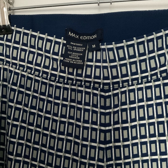 Max Edition M size long Pull-on wide leg stretch pants - Picture 3 of 5